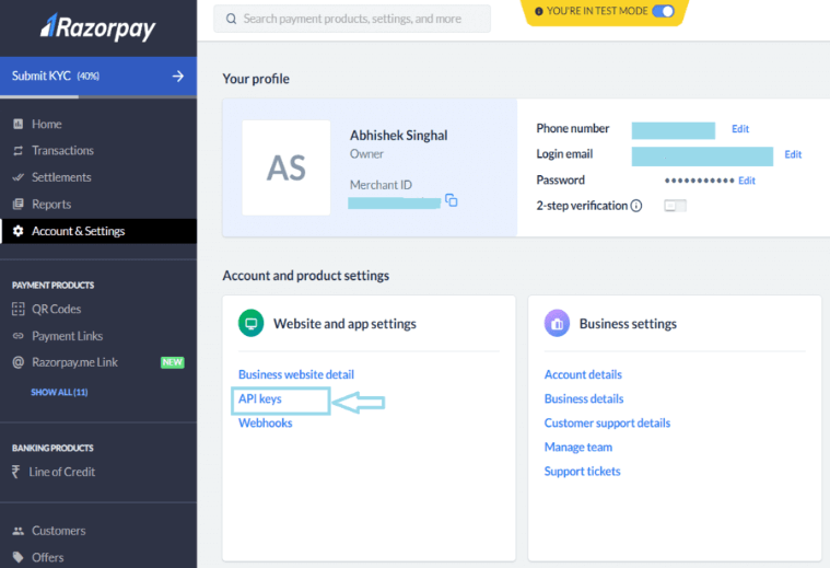 Integrate Razorpay Payment Gateway In Flutter